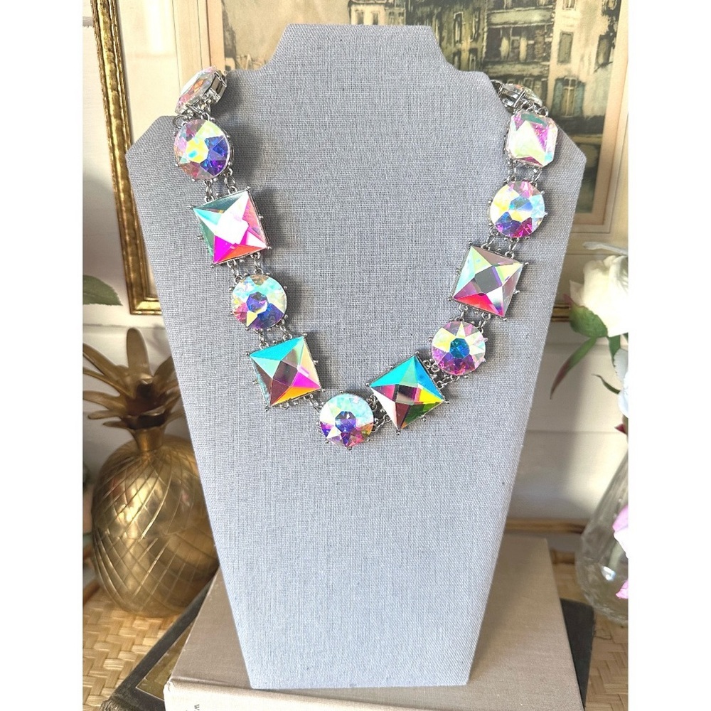 Iridescent Statement Necklace